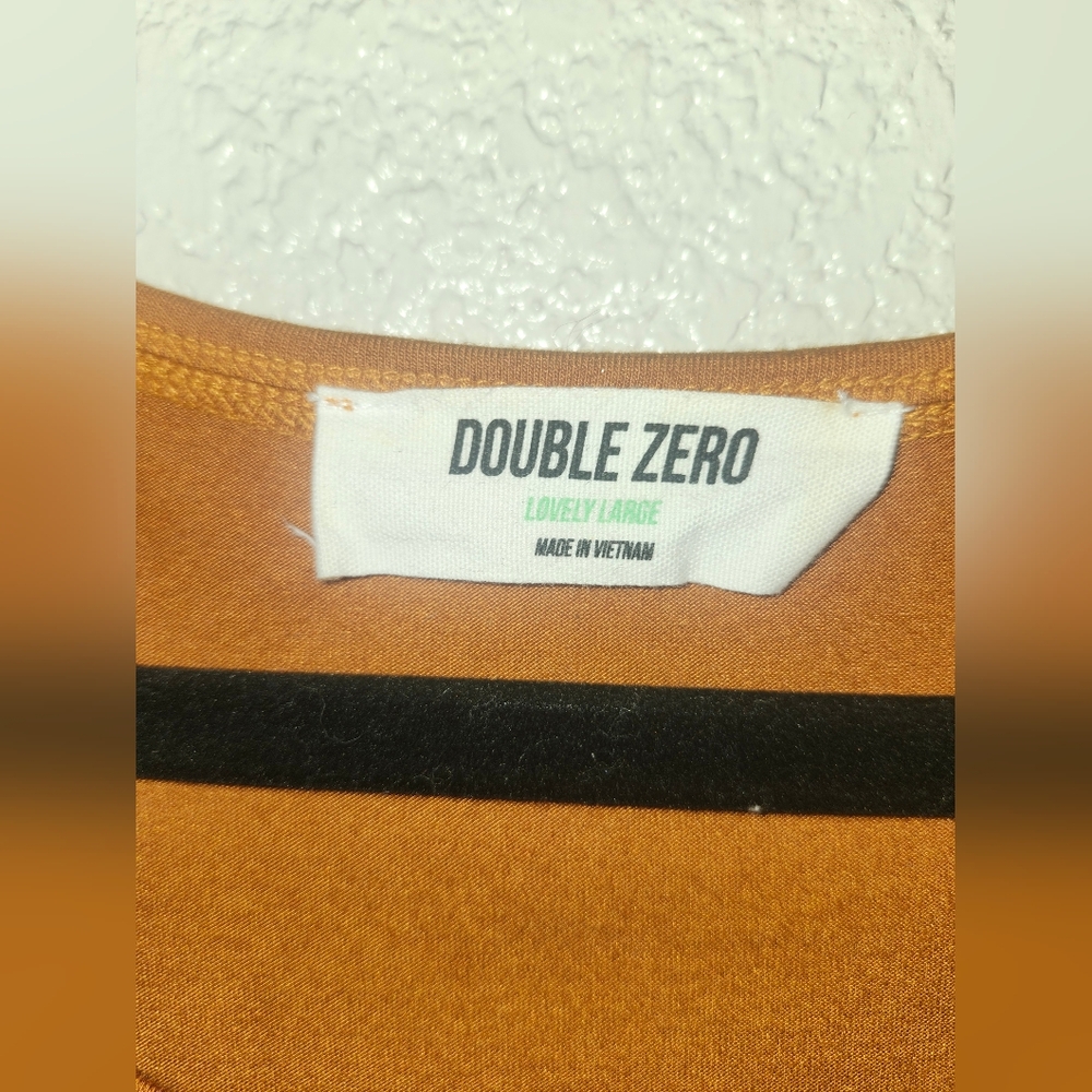 🥕NWOT Double Zero "Gotta Have It Longsleeve Top" Cinnamon or Carrot🥕 • Large🥕 - Picture 3 of 8